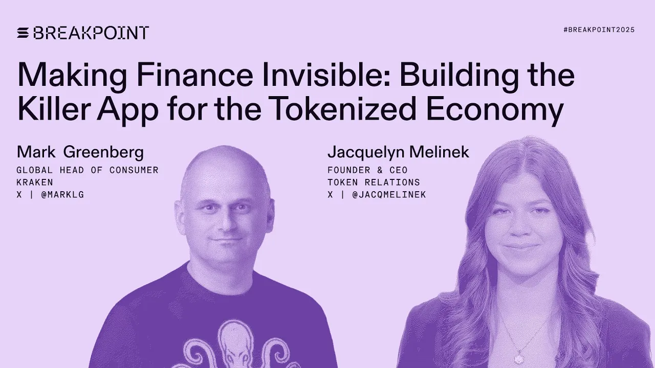 Making Finance Invisible: Building the Killer App for the Tokenized Economy