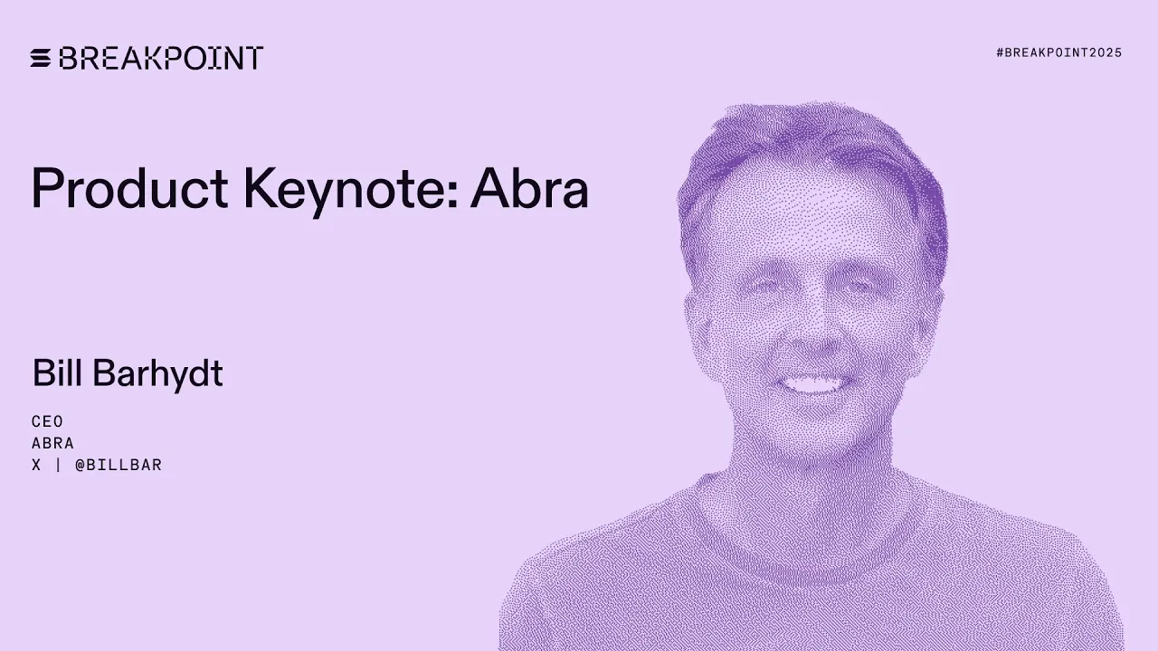 Product Keynote: Abra (Bill Barhydt)